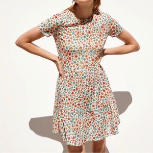 Zara floral summer dress